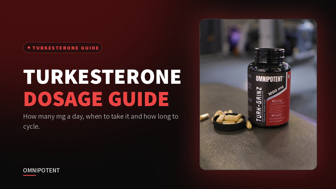 Turkesterone dosage guide - Turk-Gainz bottle with capsules